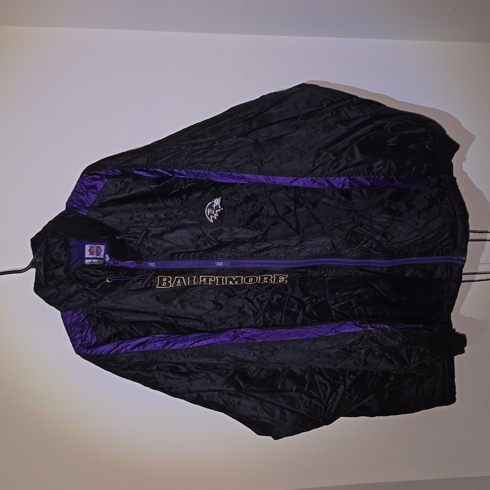 Vintage Baltimore Ravens Logo Athletic Full Zip Coat-NFL 